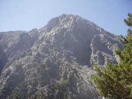 Vista Samaria Montagna Ingresso Parco - Clicca x Ingrandirla
