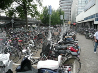 Amsterdam-Parking Bici nei Pressi Stazione Centrale-Clicca x Ingrandirlo
