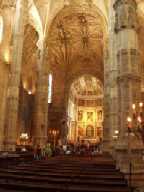 Lisbona - Monastero Jeronimos Cappella Interna - Clicca x Ingrandirla