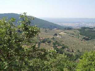 Vista da Monte Morello (Fonte del Ciliegio) - Clicca x Ingrandirla