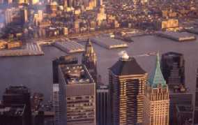 New York - Vista di Manahattan dal Trade World Center - Clicca x Ingrandirla