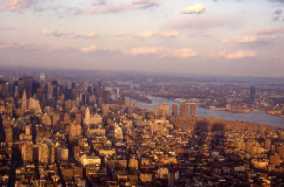 Vista Completa di Manhattan parte Nord dal Trade World Center - Clicca per Ingrandirla