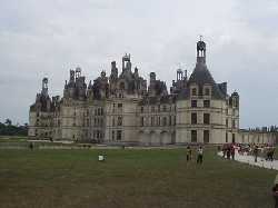 Castello di Chambord - Vista Frontale - Castello situato nella Valle della Loira