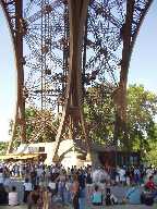 Tour Eiffel - Struttura di una delle 4 Gambe - Clicca x Ingrandirla