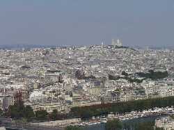 Vista Chiesa Sacre Coeur da Tour Eiffel - Clicca x Ingrandirla