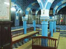 Sinagoga di El Ghreba vista dall'interno - Clicca x Ingrandirla
